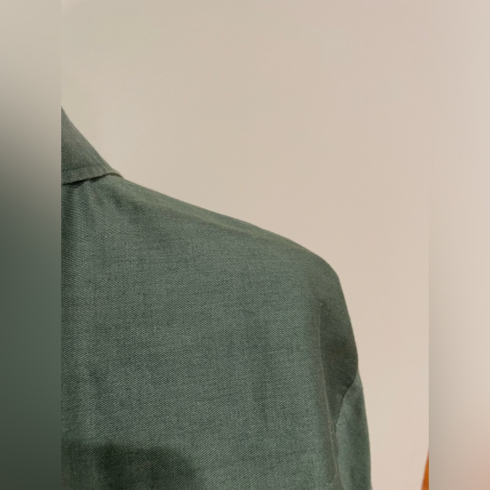 Vintage Roper Aztec Design Green Dress Shirt Long Sleeve Size Medium Men’s - Picture 13 of 16